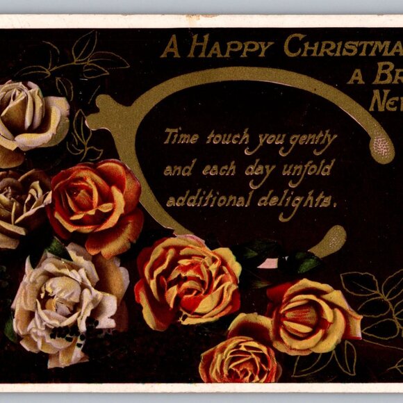 Antique Tuck's & Others Post Card Christmas Lot of 4 (A 1030) - Picture 5 of 8